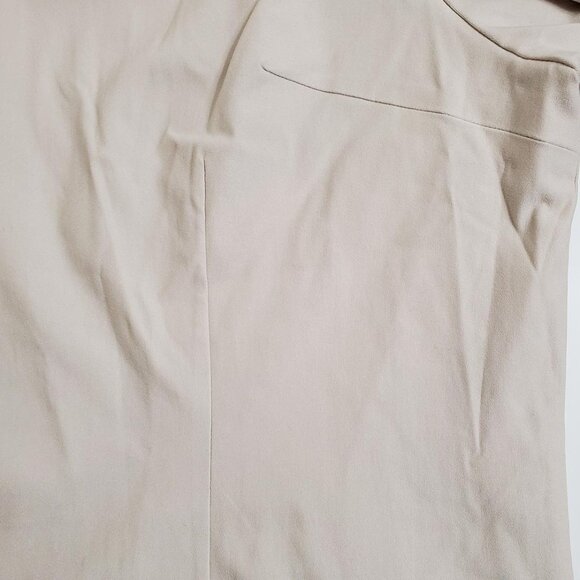 Estelle and Finn Womens Tunic Top Size 14 3/4 Sleeve Beige Stretch Lined - Picture 7 of 15